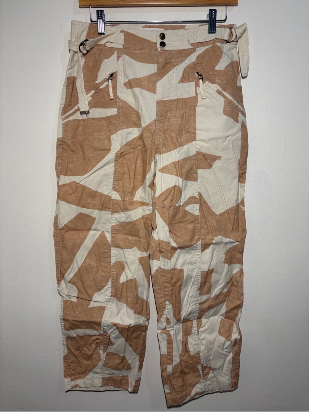 Anthropologie Utility Barrel Cotton Pants Women’s Size 6